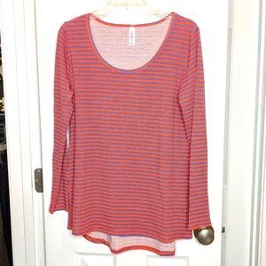 ⭐ BOGO SALE ⭐ LuLaRoe Lynnae - Orange and Blue stripes